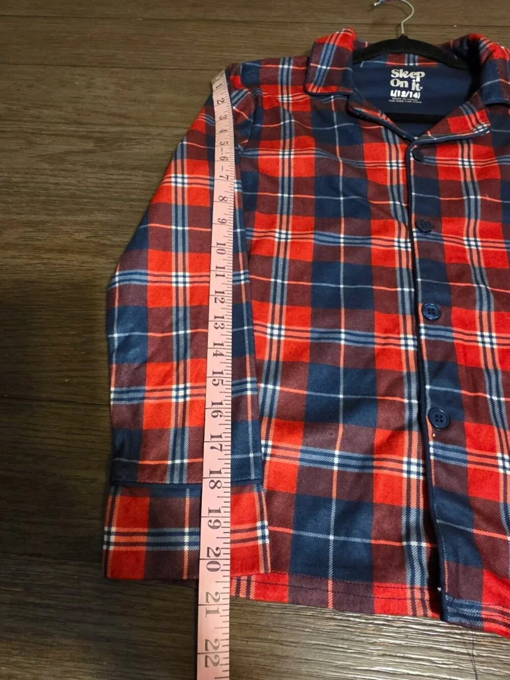 Sleep On It Boys Christmas Pajama Set NWT Large 2 Piece Jersey Coat